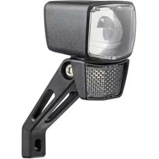 AXA Koplamp voor fietsen - 45 lux - Steady functie - Naafdynamo - Compact ontwerp - Zwart