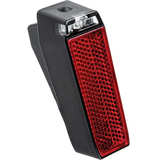 AXA Compact LED achterlicht - Auto Off - Zichtbaar tot 400m - Spatbordmontage - Inclusief batterijen