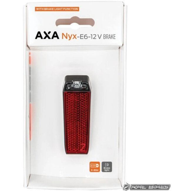AXA E-bike achterlicht - remlichtfunctie - water- en schokbestendig - 6-12V - eenvoudig te monteren
