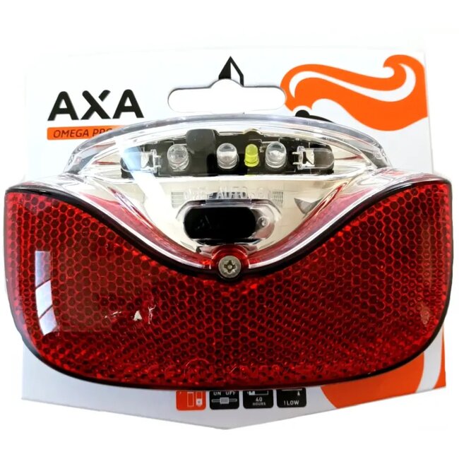 AXA Achterlicht met bewegingssensor en standlicht - 5 LED's - Batterij inbegrepen