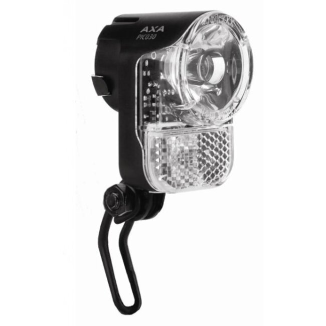 AXA Koplamp voor e-bike - 30 lux - Compact en sportief - 6V compatibiliteit - Optimale lichtspreiding