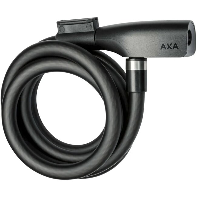 AXA Kabelslot - 180 cm - Ø 12 mm - Mat zwart - Beveiligingsniveau 5