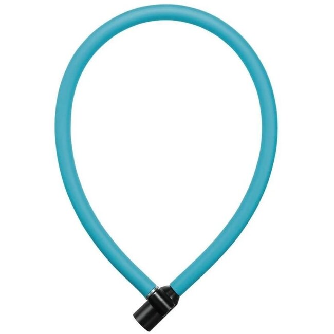 AXA Kabelslot voor kinderfietsen - 60 cm - ijsblauw - lichtgewicht en gebruiksvriendelijk