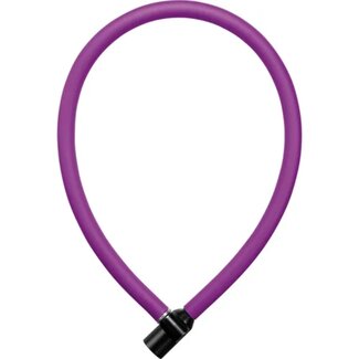 AXA Kabelslot - Beveiligingsniveau 3 - Luxe Paars - 60 cm - Inclusief Slothouder
