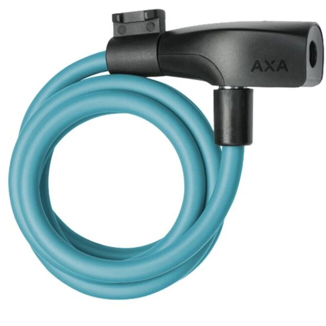 AXA Kabelslot - Automatische Vergrendeling - 120 cm - Blauw - Voor Kinderfietsen