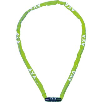 AXA Kettingslot met cijfercode - groen - 120 cm - Ø 3,5 mm - basisbeveiliging niveau 3