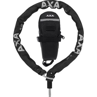 AXA Insteekketting - 100 cm - 5,5 mm schakels - Zwart - Inclusief opbergtas