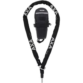 AXA Insteekketting - 140 cm - 5,5 mm schakels - Inclusief opbergtas - Beschermende nylon hoes