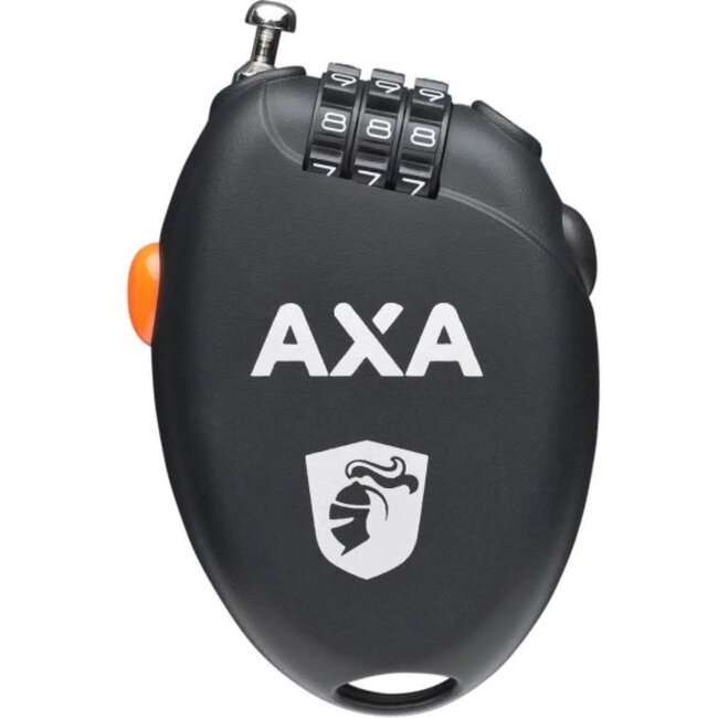 AXA Oprolbaar kabelslot - 75 cm - Cijfercode - Compact en lichtgewicht