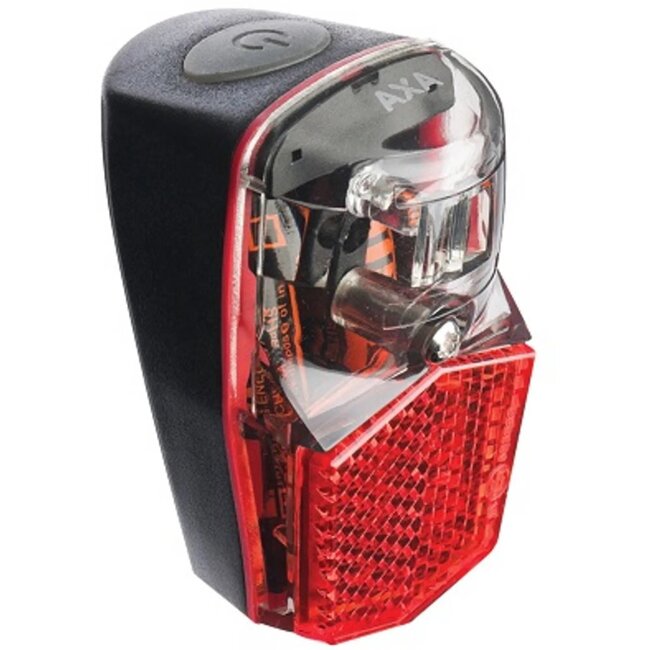 AXA Compact LED achterlicht - lange batterijduur - spatbordmontage - 100 uur licht - 500 meter zichtbaarheid