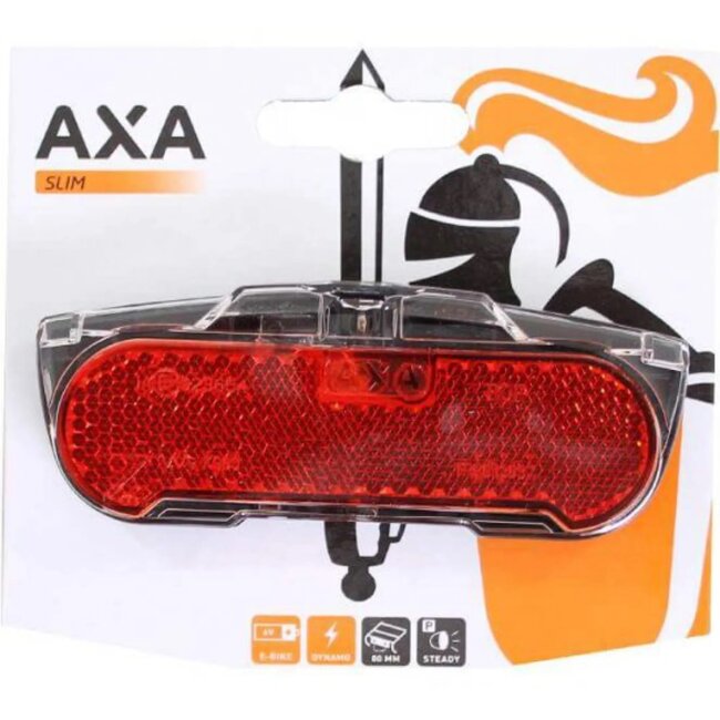 AXA Compact achterlicht - 80mm montage - 6V e-bike - Steady functie - Water- en schokbestendig