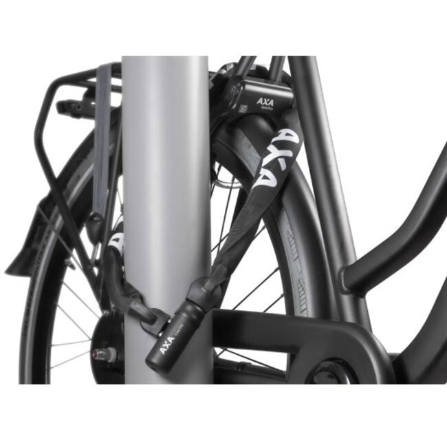 AXA Fietsslot Combinatie - ART 2 Sterren - 100 cm Ketting - Gehard Staal - Zwart