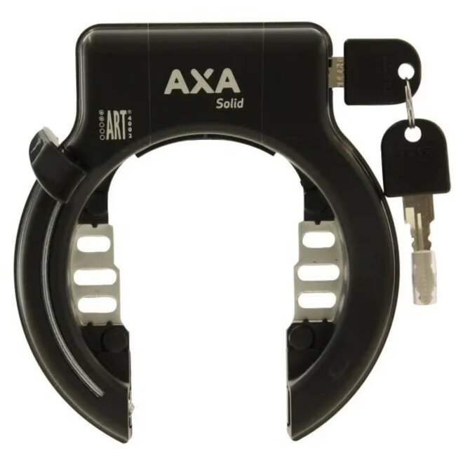 AXA Ringslot met spatbordbevestiging - ART 2 sterren - Stalen behuizing - 8.5 mm gehard staal