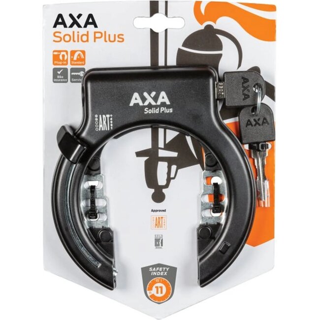 AXA Ringslot - Zwart - Beveiligingsniveau 11 - Kinderbeveiliging - Ergonomische knop - ART** goedgekeurd