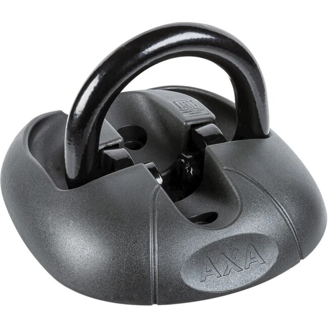 AXA Vloer/Muuranker - 14mm staal - ART 4 sterren - Zwart - 60mm diameter