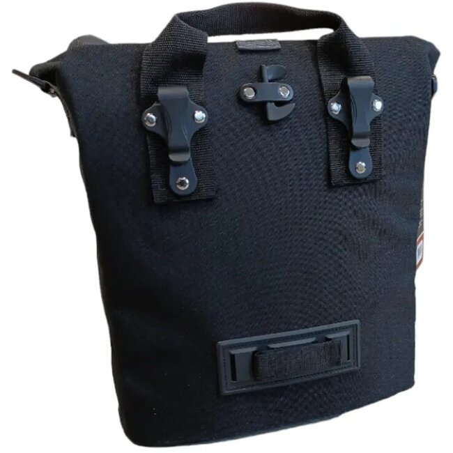 Bagoo Shopperfietstas - 14L - Rolsluiting - Schouderriem - Handvat