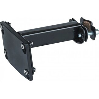 Basil Fietsmand met vaste bevestiging - Zwart - Geschikt voor diverse fietsen - Stalen constructie - Diameter 22-25,4 mm