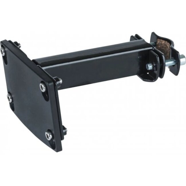 Basil Fietsmand met vaste bevestiging - Zwart - Geschikt voor diverse fietsen - Stalen constructie - Diameter 22-25,4 mm