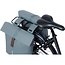 Basil Dubbele fietstas - Vegan leer - Waterkerend - 28-32L - Graphite blauw