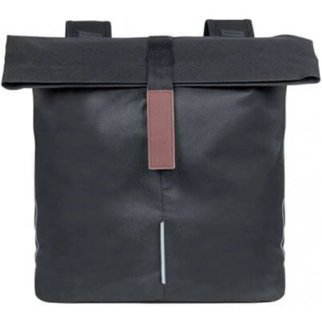 Basil Dubbele fietstas - Waterafstotend - Reflecterend - 28-32L - Zwart