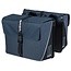 Basil Dubbele fietstas - Waterafstotend - Reflecterend - 35L - Blauw/Zwart