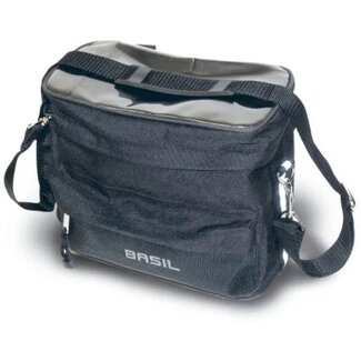 Basil Stuurtas met Kaartleesvenster - Waterafstotend - 8L - Zwart