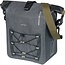 Basil Enkele fietstas - waterdicht - roltopsluiting - reflecterend - 12-15L - zwart