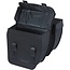 Basil Dubbele fietstas - waterafstotend - 35L - zwart - reflecterend - unisex