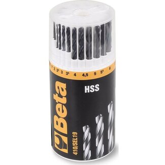 Beta 19-delige HSS metaalborenset - 1-10mm - Inclusief koker - Voor diverse materialen