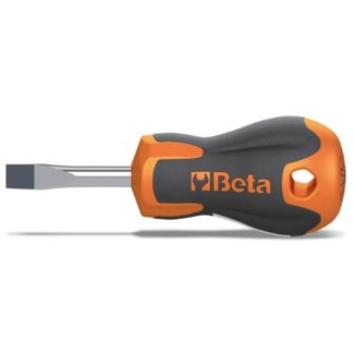 Beta Compacte schroevendraaier - ergonomisch - 4x30 mm - oranje/zwart