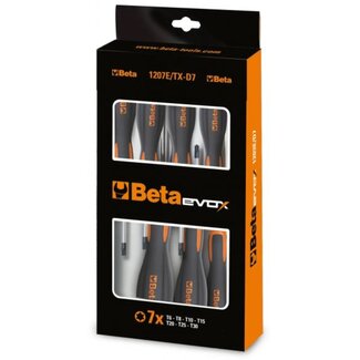 Beta 7-delige Torx schroevendraaierset - ergonomisch - duurzaam - T6 tot T30
