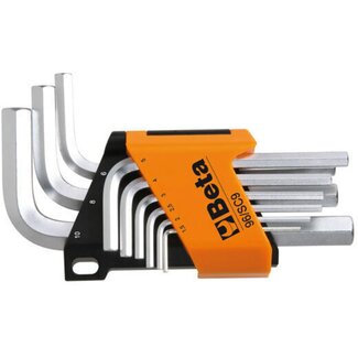 Beta Inbussleutelset - Kort model - 9-delig - 1,5-10 mm - Compact en duurzaam