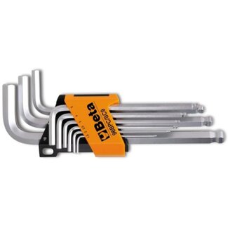 Beta Inbussleutelset - Lang model - Kogelkop - 9-delig - 1,5-10 mm