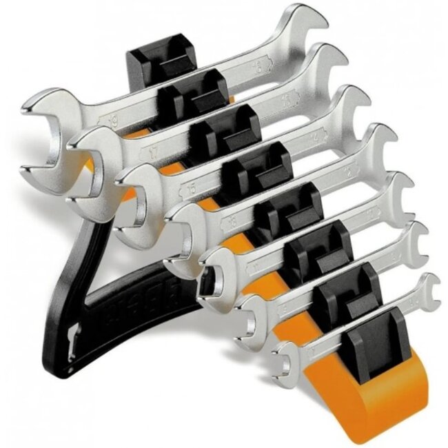 Beta Steeksleutelset 7-delig - Maat 6 t/m 19 - Inclusief standaard - Duurzaam en precies
