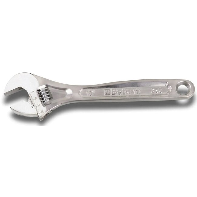 Beta Verstelbare moersleutel 200mm - chroom - ergonomisch ontwerp - soepele kaakverstelling