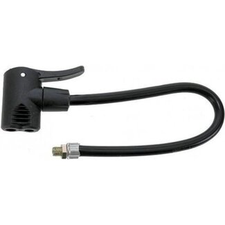 Beto Universele pompkop met slang - 600 mm - Geschikt voor AV, DV, FV ventielen - Kunststof en rubber - Zwart