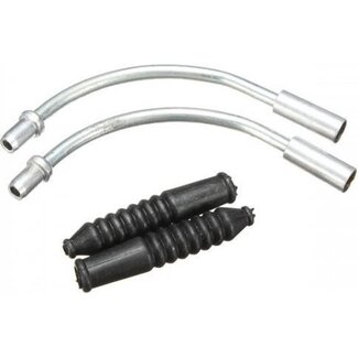 Bofix V-brake kabelgeleider - 90 graden - RVS - Frictieverminderend - Set van 6 stuks