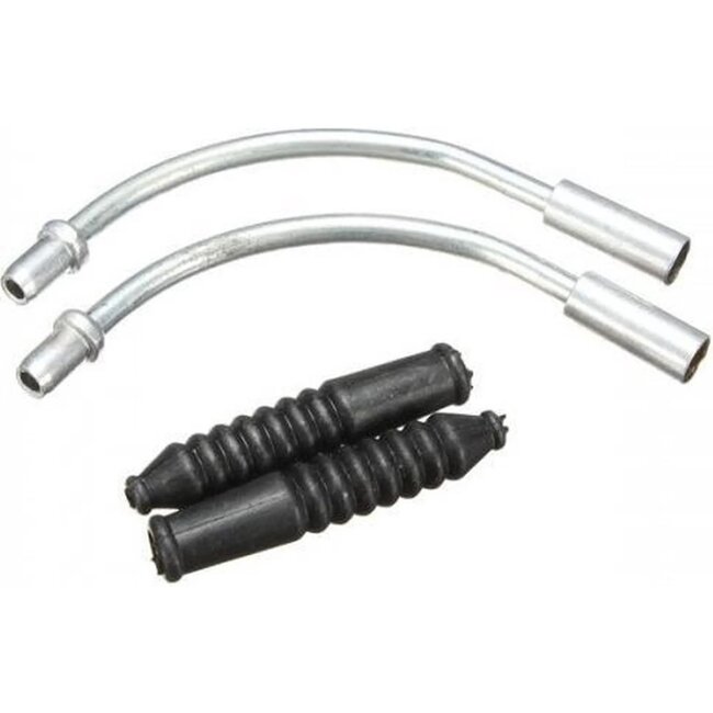 Bofix V-brake kabelgeleider - 90 graden - RVS - Frictieverminderend - Set van 6 stuks