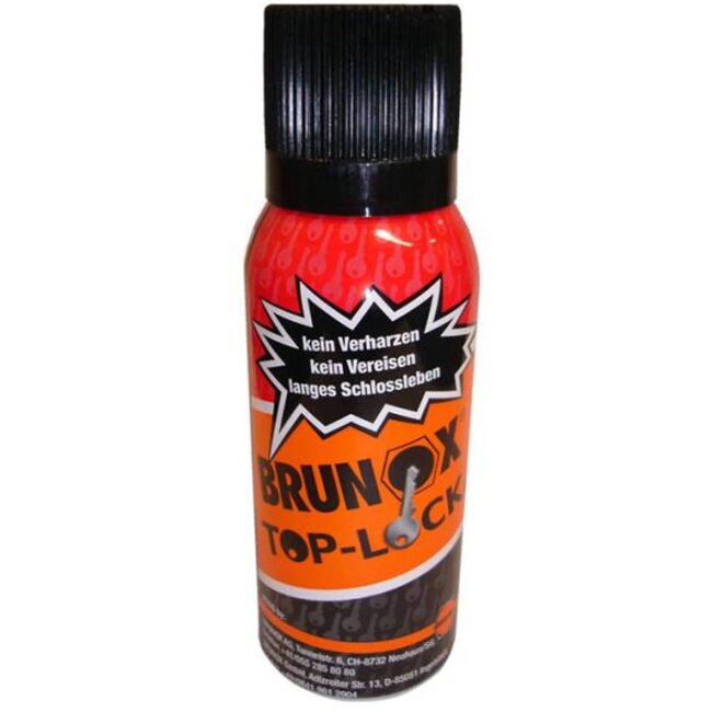 Brunox ® Onderhoudsspray voor sloten - Corrosiebescherming - Zonder siliconen - 100 ml