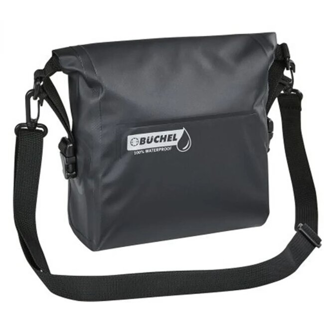 Büchel Waterdichte stuurtas - 5L - zwart - rollsluiting - 26x14,5x25 cm
