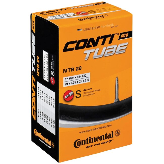 Continental MTB binnenband 26x1.75/2.5 - 42mm Frans ventiel - Geschikt voor diverse bandenmaten