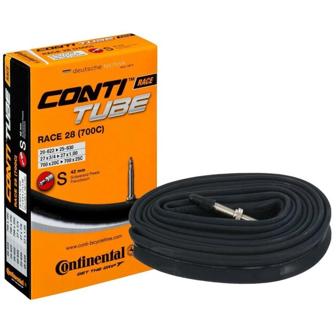 Continental Binnenband 28 inch - Race - 42mm Frans ventiel - Hoogwaardig rubber - Geschikt voor diverse bandenmaten