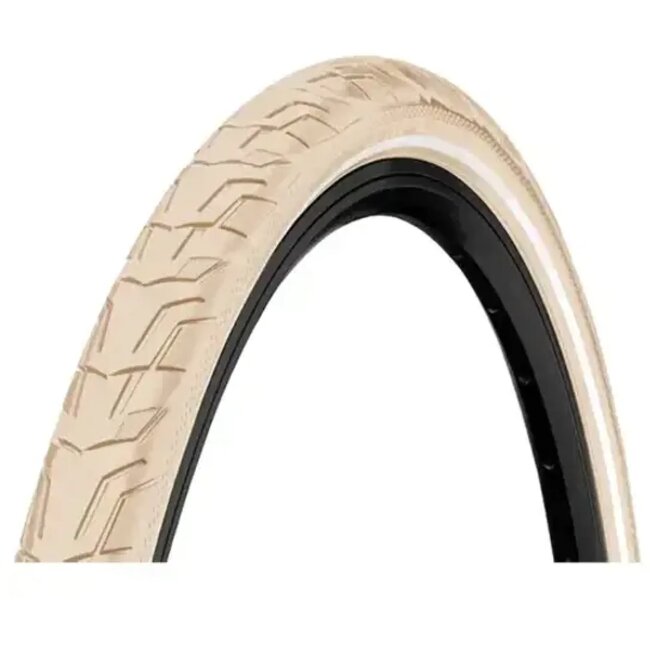 Continental Buitenband voor stadsfiets - reflecterend - 28x1.75 - crème - E-bike geschikt tot 25 km/h