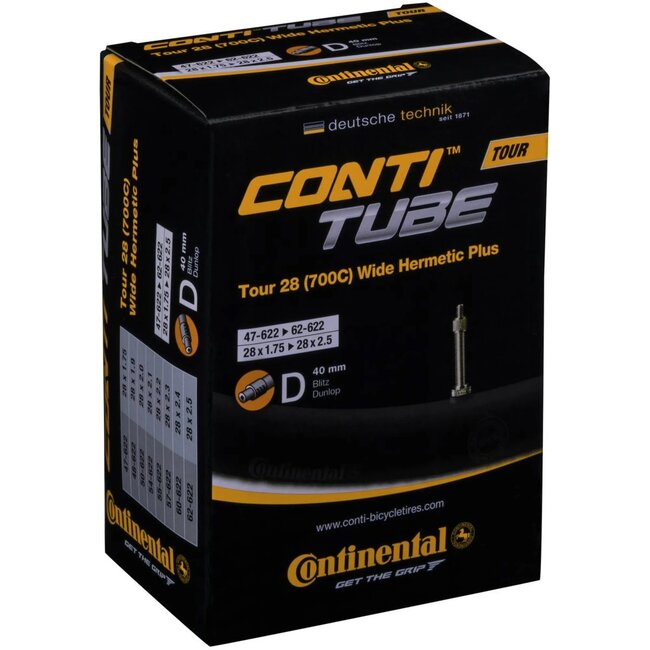 Continental Binnenband - 28 inch - Hermetic Plus - Luchtdicht - 40mm Hollands ventiel