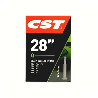 CST Binnenband 28" - Presta ventiel 60mm - Geschikt voor stadsfietsen - ETRTO 28/47-622/630
