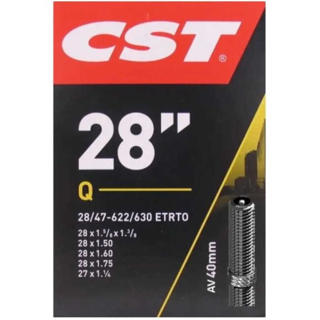 CST Binnenband 28 inch - Schrader ventiel 40mm - Butyl rubber - ETRTO 28/47-622/630