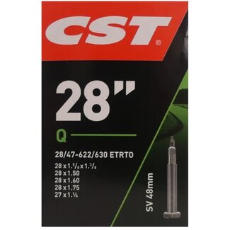 CST Binnenband 28 inch - Presta ventiel 48 mm - ETRTO 28/47-622-630 - Rubberen constructie