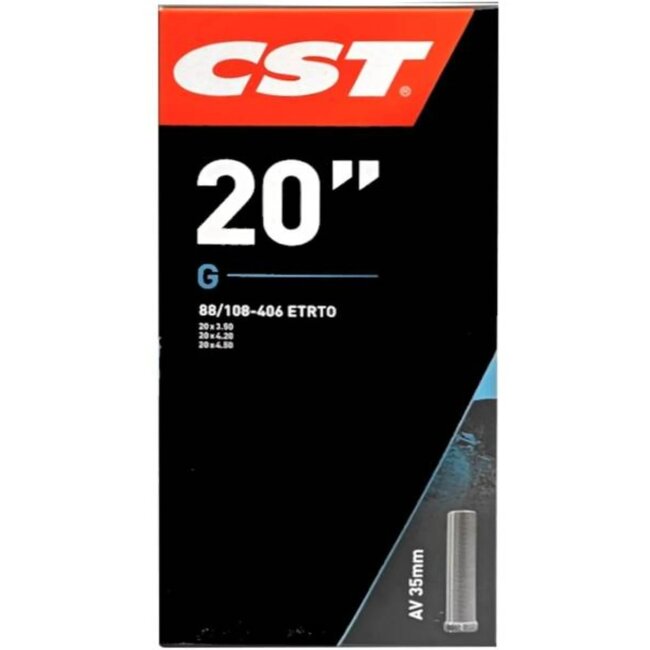 CST Fatbike binnenband 20x3.50-4.50 - Schrader ventiel 35mm - Duurzaam en veelzijdig