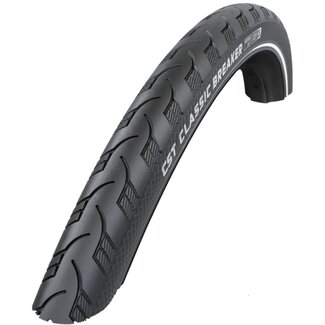 CST Anti-lek fietsband - 26x1,75 - Zwart met reflectie - Stadsgebruik - Allround profiel