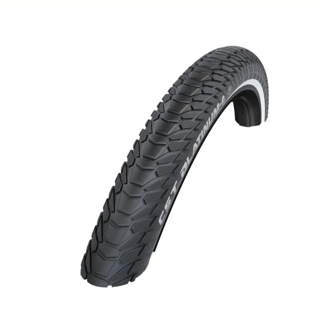 CST Buitenband voor e-bikes - 1mm anti-lek - zwart met reflectie - 28x1.60 - ETRTO 42-622